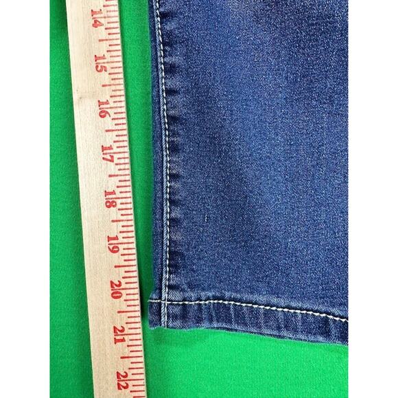 Apple Bottom Jeans Capris Women's 14 Embroidered Pockets Stretch Denim Y2K - Picture 8 of 15